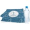 Rope Sail Boats Sports Towel Folded with Water Bottle