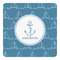 Rope Sail Boats Square Decal - Medium (Personalized)