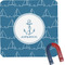 Rope Sail Boats Square Fridge Magnet (Personalized)