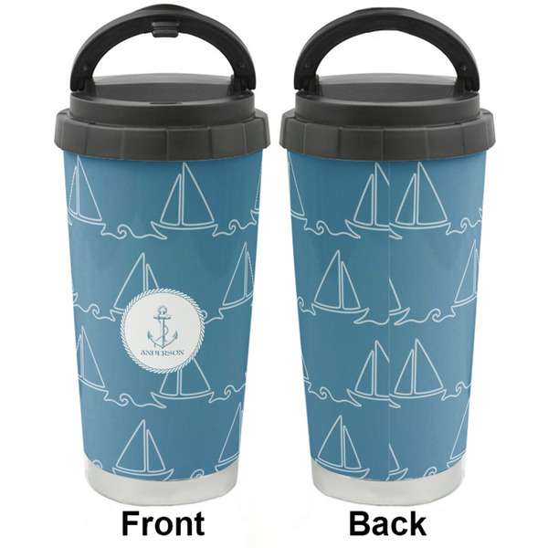 Rope Sail Boats Stainless Steel Travel Cup - Apvl