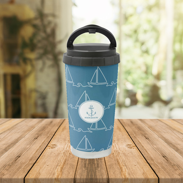Rope Sail Boats Stainless Steel Travel Cup Lifestyle