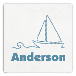 Rope Sail Boats Paper Dinner Napkins (Personalized)