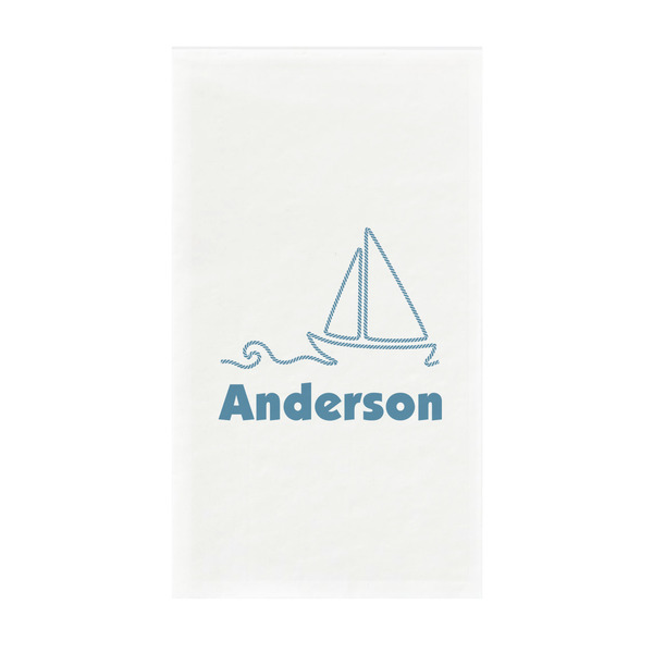 Custom Rope Sail Boats Guest Towels - Full Color - Standard (Personalized)