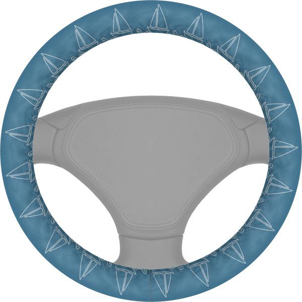 Custom Rope Sail Boats Steering Wheel Cover