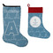 Rope Sail Boats Stockings - Side by Side compare