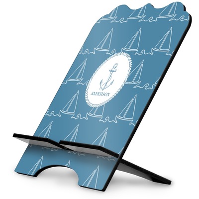 Rope Sail Boats Stylized Tablet Stand (Personalized)