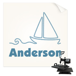 Rope Sail Boats Sublimation Transfer - Youth / Women (Personalized)
