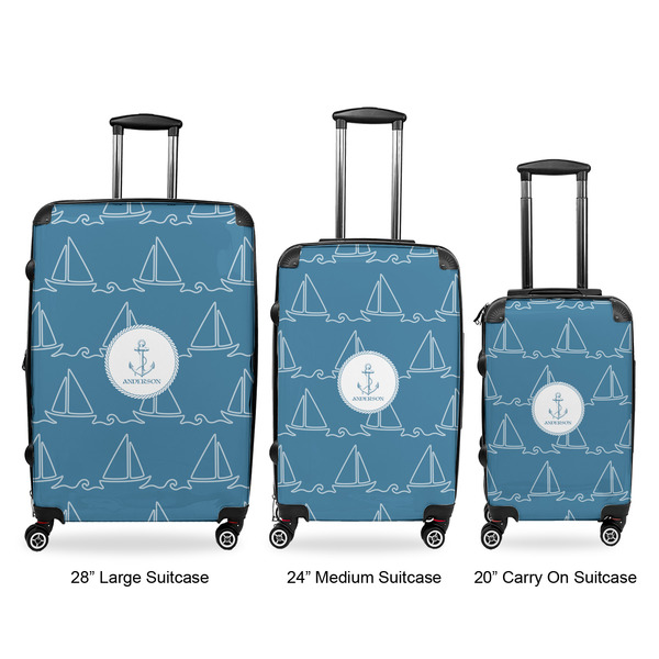 Rope Sail Boats Suitcase Set 1 - APPROVAL