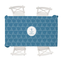 Rope Sail Boats Tablecloth - 58"x102" (Personalized)