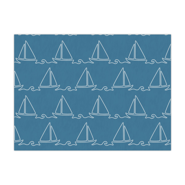 Custom Rope Sail Boats Tissue Paper Sheets - Large - Heavyweight