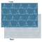 Rope Sail Boats Tissue Paper - Heavyweight - Small - Front & Back