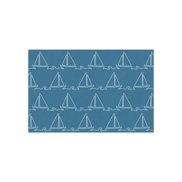 Custom Rope Sail Boats Tissue Paper Sheets - Small - Heavyweight