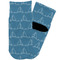 Rope Sail Boats Toddler Ankle Socks - Single Pair - Front and Back