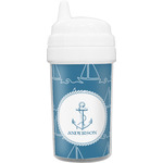 Rope Sail Boats Toddler Sippy Cup (Personalized)