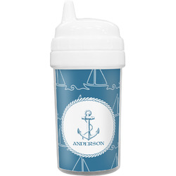 Rope Sail Boats Toddler Sippy Cup (Personalized)