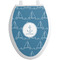 Rope Sail Boats Toilet Seat Decal (Personalized)