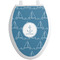 Rope Sail Boats Toilet Seat Decal - Elongated (Personalized)