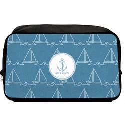 Rope Sail Boats Toiletry Bag / Dopp Kit (Personalized)