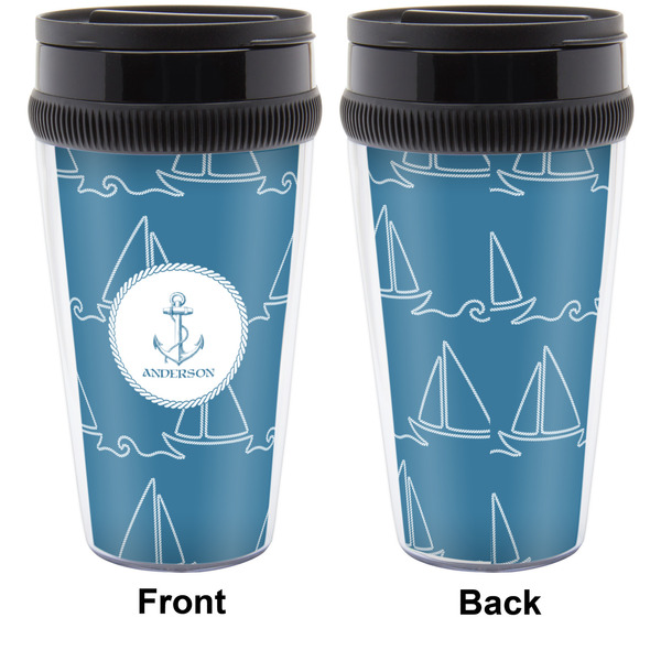 Rope Sail Boats Travel Mug Approval (Personalized)