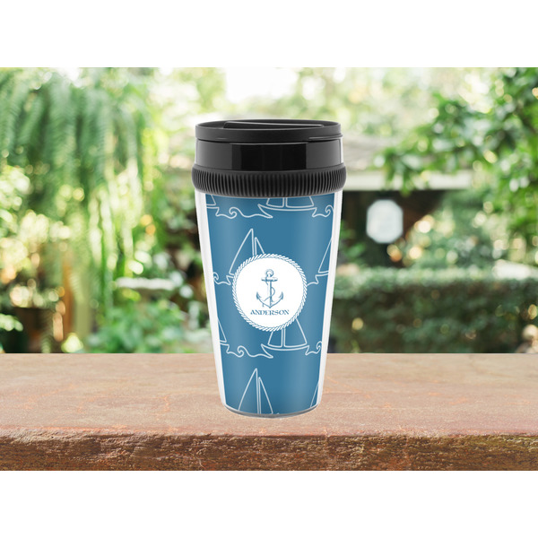 Rope Sail Boats Travel Mug Lifestyle (Personalized)