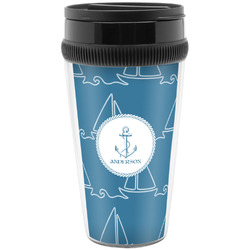 Rope Sail Boats Acrylic Travel Mug without Handle (Personalized)