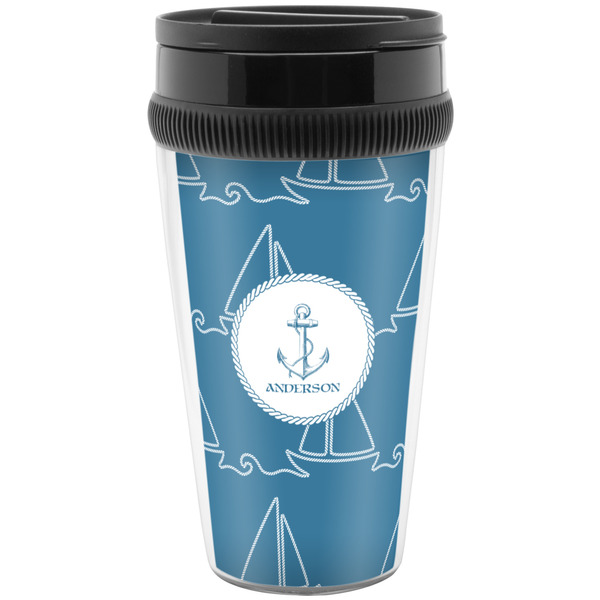 Custom Rope Sail Boats Acrylic Travel Mug without Handle (Personalized)