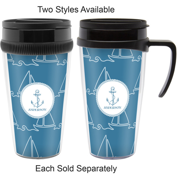 Rope Sail Boats Travel Mugs - with & without Handle