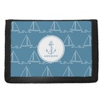 Rope Sail Boats Trifold Wallet (Personalized)