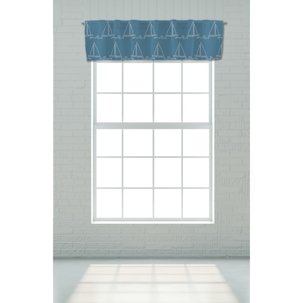 Rope Sail Boats Valance - On window