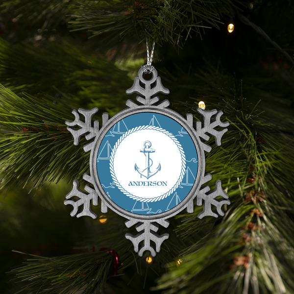 Rope Sail Boats Vintage Snowflake - (LIFESTYLE)