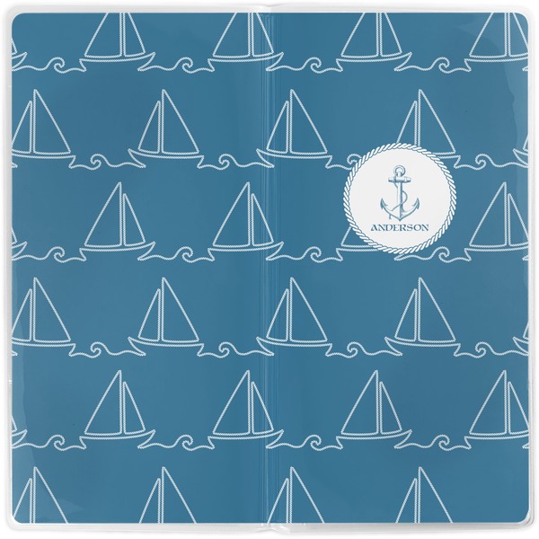 Rope Sail Boats Vinyl Document Wallet - Apvl