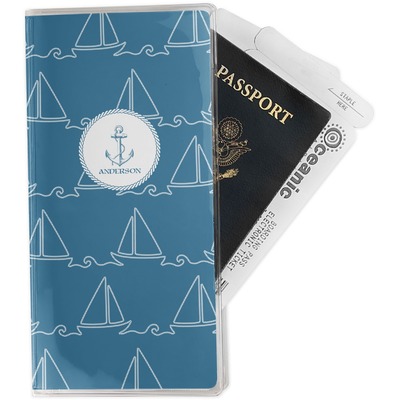 Rope Sail Boats Travel Document Holder