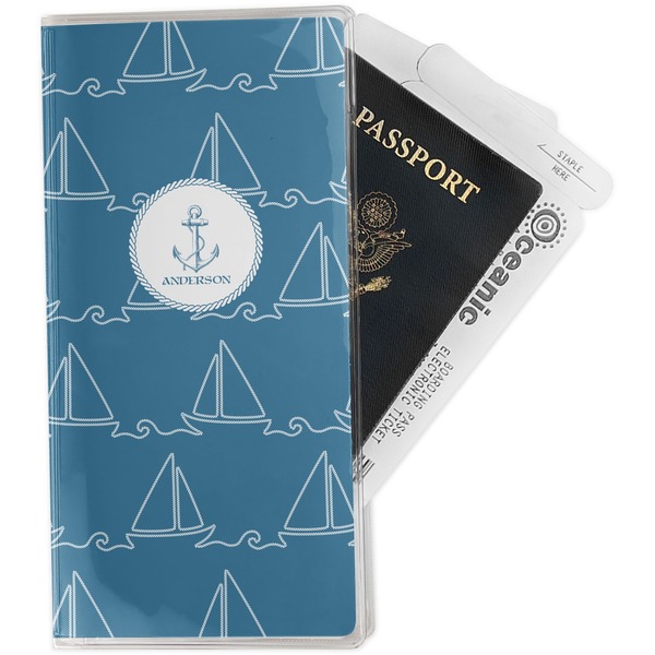 Custom Rope Sail Boats Travel Document Holder