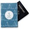 Rope Sail Boats Vinyl Passport Holder (Personalized)