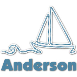 Rope Sail Boats Graphic Decal - Custom Sizes (Personalized)