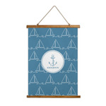 Rope Sail Boats Wall Hanging Tapestry (Personalized)