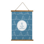 Rope Sail Boats Wall Hanging Tapestry (Personalized)