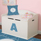 Rope Sail Boats Wall Letter on Toy Chest