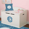 Rope Sail Boats Wall Monogram on Toy Chest