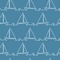 Rope Sail Boats Wallpaper Square