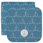 Rope Sail Boats Facecloth / Wash Cloth (Personalized)