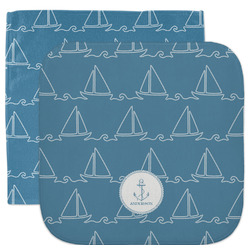 Rope Sail Boats Facecloth / Wash Cloth (Personalized)