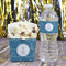 Rope Sail Boats Water Bottle Label - w/ Favor Box