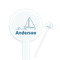 Rope Sail Boats Round Plastic Stir Sticks (Personalized)