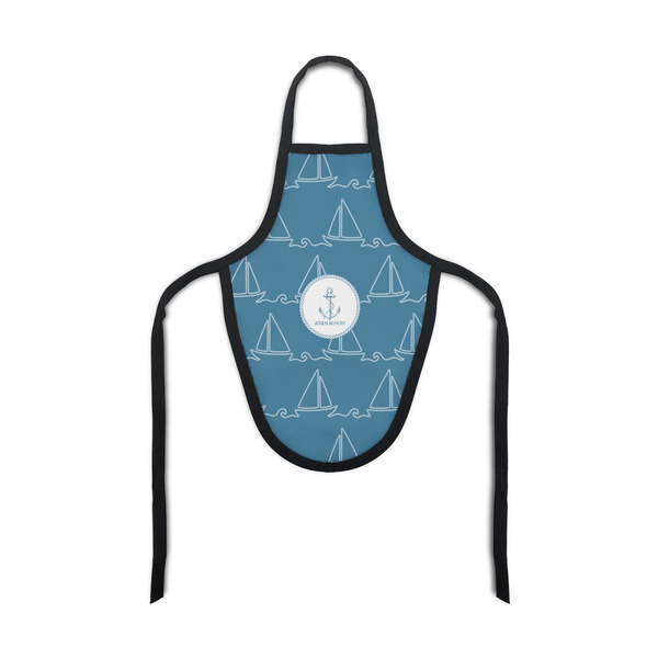 Custom Rope Sail Boats Bottle Apron (Personalized)