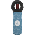 Rope Sail Boats Wine Tote Bag (Personalized)