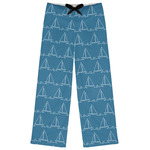 Rope Sail Boats Womens Pajama Pants
