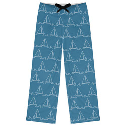 Rope Sail Boats Womens Pajama Pants - S