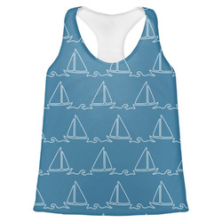 Rope Sail Boats Womens Racerback Tank Top - X Large