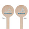 Rope Sail Boats Wooden 6" Stir Stick - Round - Double Sided - Front & Back